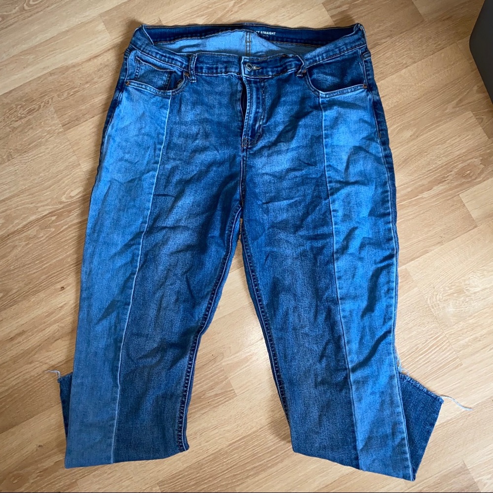 Old navy two toned jeans